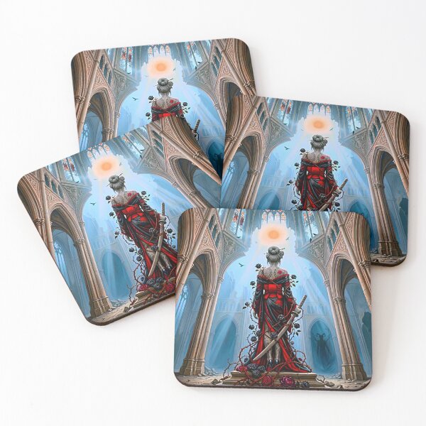 Item preview, Dark Gothic Art &amp; Fine Art Prints (1:1 Square Posters) designed and sold by Cyber-ART-Studio.
