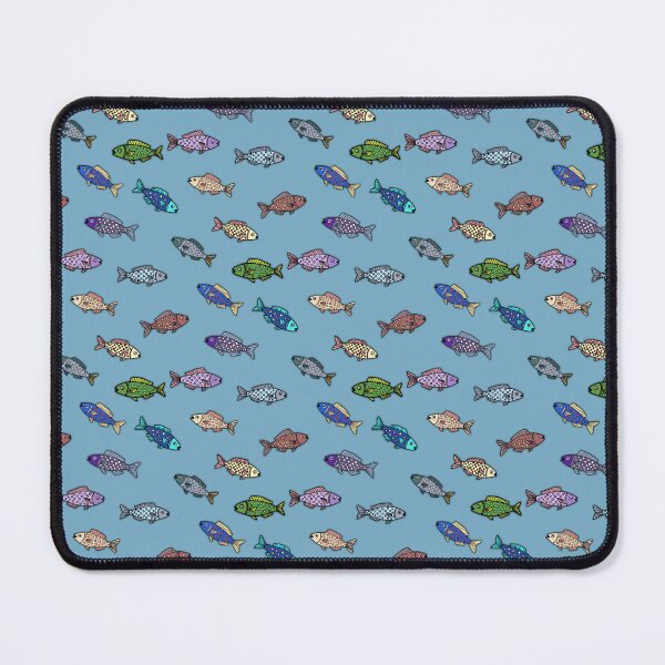 Item preview, Colorful School Fish designed and sold by Leslie Montgomery Art.