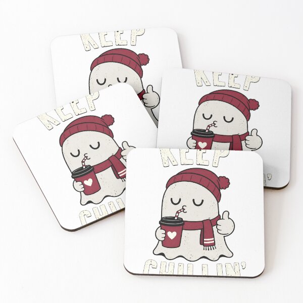 Item preview, Keep Chillin Cozy Ghost designed and sold by ChocoMellowCo.