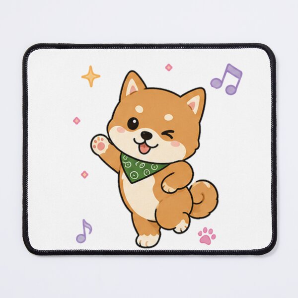Item preview, Cute Shiba Inu Puppy Kawaii Winking Dog Japan Art designed and sold by Seculinator.
