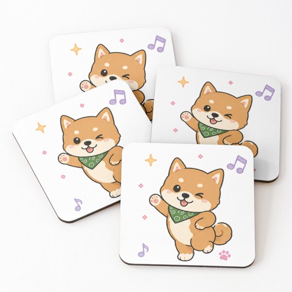 Item preview, Cute Shiba Inu Puppy Kawaii Winking Dog Japan Art designed and sold by Seculinator.
