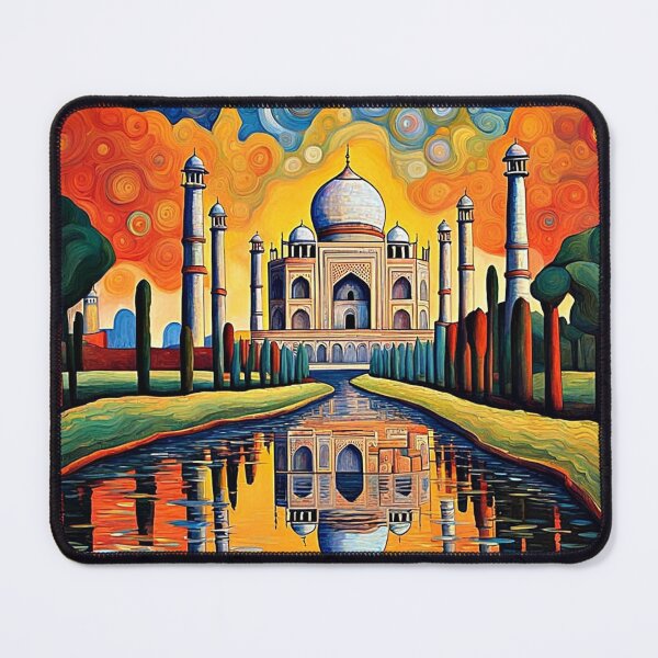 Item preview, Taj Mahal at sunset designed and sold by George Hutton Hunter.