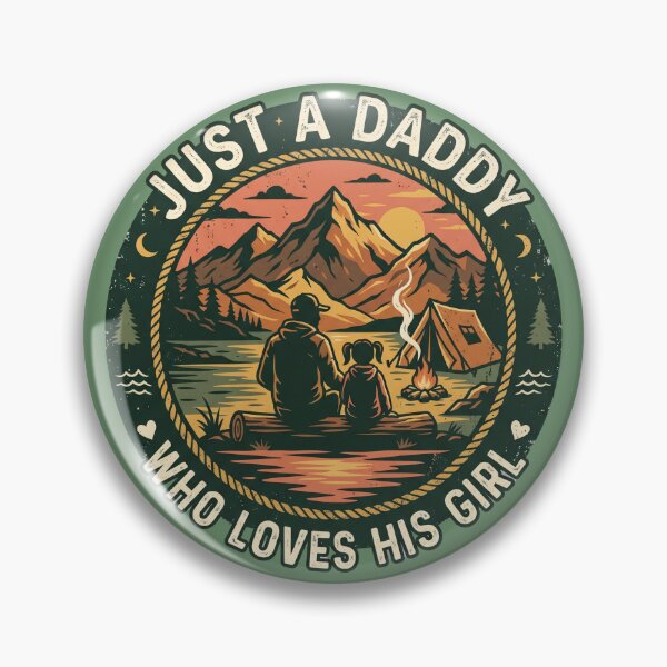 Item preview, Just A Daddy Who Loves His Girl Camping Fishing Dad Father Daughter Adventure Gift designed and sold by Im-Ara.