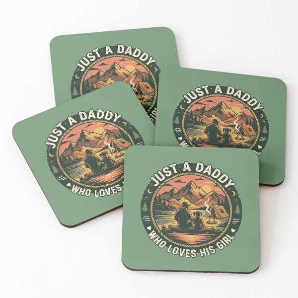 Item preview, Just A Daddy Who Loves His Girl Camping Fishing Dad Father Daughter Adventure Gift designed and sold by Im-Ara.