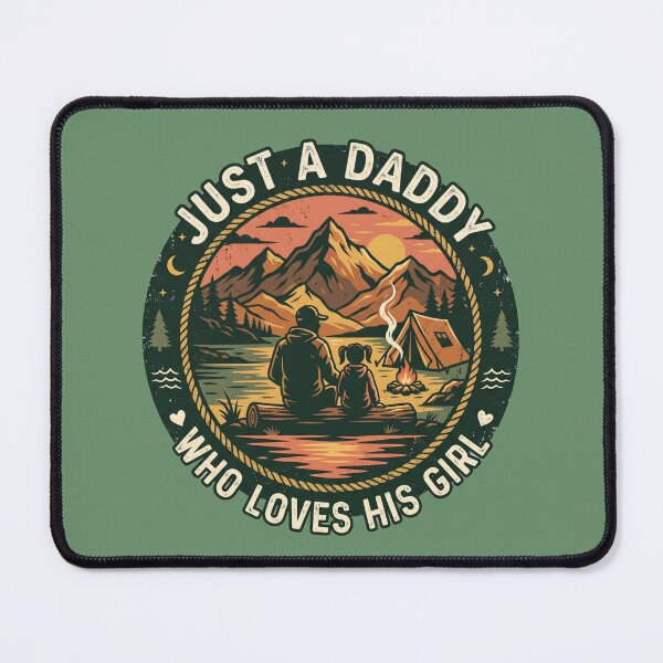 Item preview, Just A Daddy Who Loves His Girl Camping Fishing Dad Father Daughter Adventure Gift designed and sold by Im-Ara.