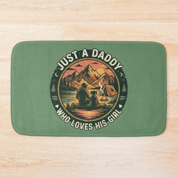 Item preview, Just A Daddy Who Loves His Girl Camping Fishing Dad Father Daughter Adventure Gift designed and sold by Im-Ara.
