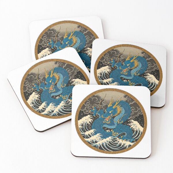 Item preview, #4 Seiryu | Blue Wave Dragon | FUJIYAMA JAPAN WORKS designed and sold by FUJIYAMA-JAPAN-WORKS.