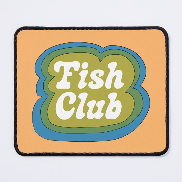 Item preview, Fish Club (Green on Yellow) designed and sold by yellowflowerhut.