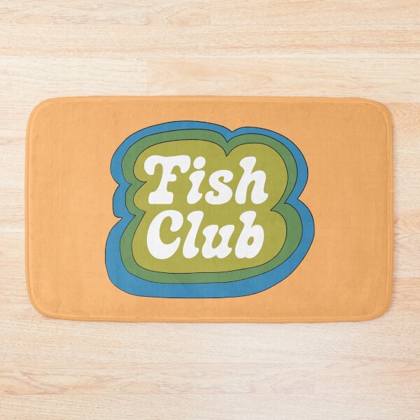 Item preview, Fish Club (Green on Yellow) designed and sold by yellowflowerhut.