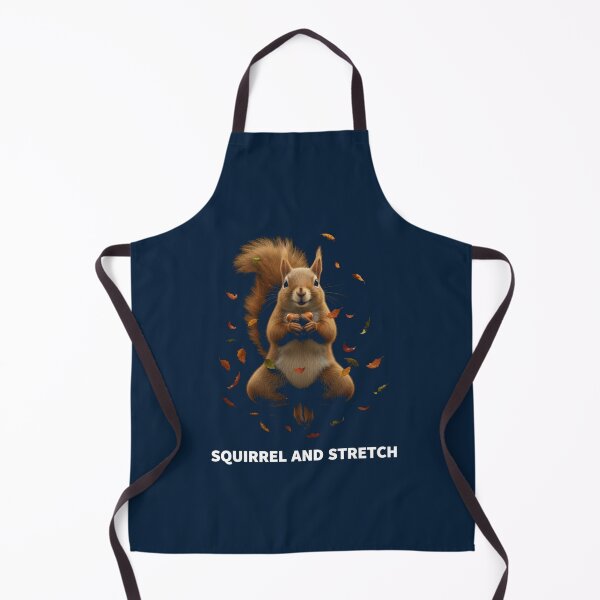 Item preview, Cheerful Squirrel Squirrel and Stretch Yoga designed and sold by WellspringXflow.