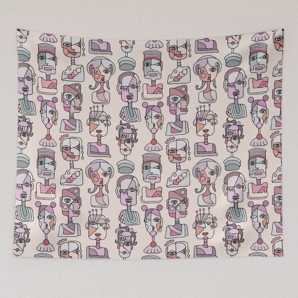 Item preview, Cubist People designed and sold by Unhinged Heather.