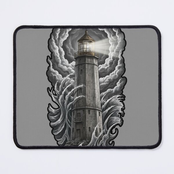 Item preview, Lighthouse in the Stormy Night designed and sold by GothTees.