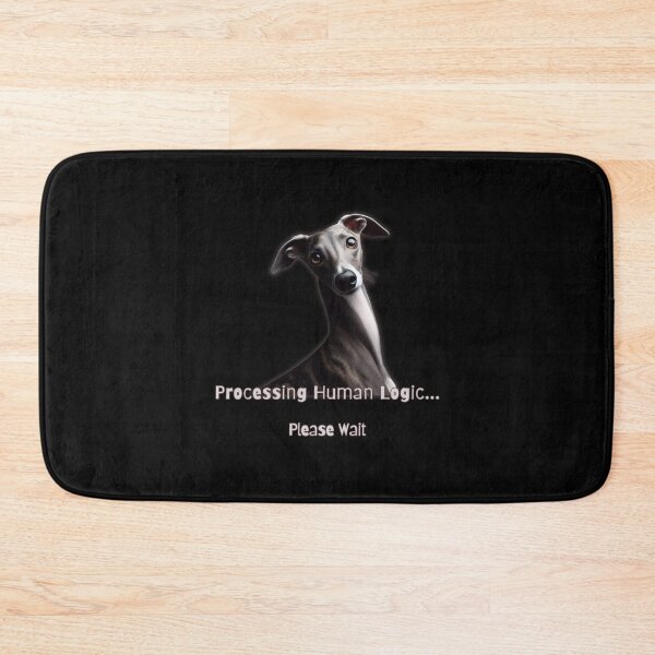 Item preview, Processing Human Logic - Funny Whippet Dog Design designed and sold by PatykArt.