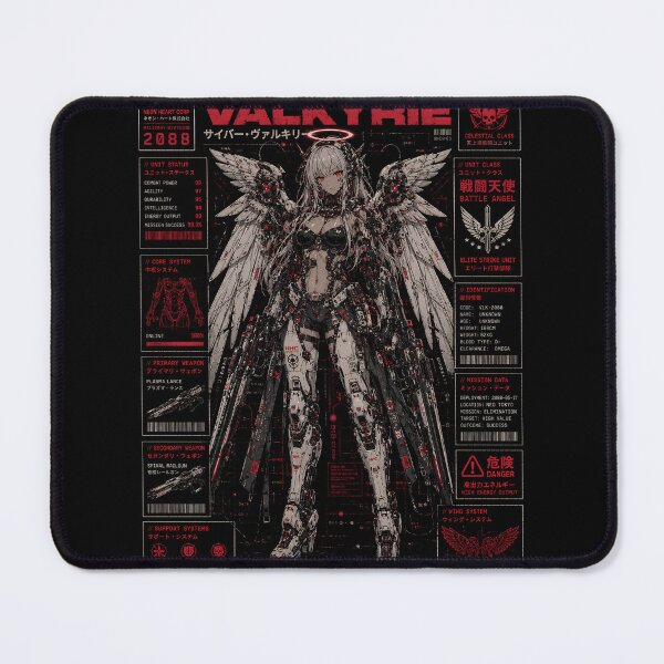 Item preview, Cyberpunk Valkyrie Battle Angel - Mecha Anime Girl Sci-Fi Interface designed and sold by saamessart.