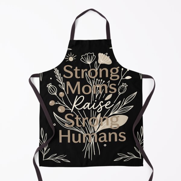 Item preview, Strong Moms Raise Strong Humans Minimalist Floral Bouquet Modern Motherhood Quote designed and sold by Im-Ara.