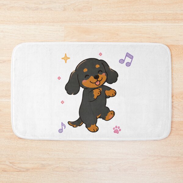 Item preview, Cute Dachshund Puppy Kawaii Chibi Wiener Dog Art designed and sold by Seculinator.