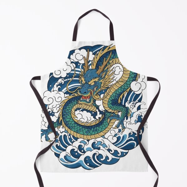 Item preview, #7 Seiryu | Blue Dragon | Rough Waves | FUJIYAMA JAPAN WORKS designed and sold by FUJIYAMA-JAPAN-WORKS.
