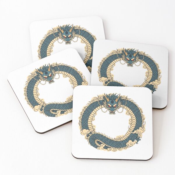 Item preview, #8 Seiryu | Blue Dragon | Circle | FUJIYAMA JAPAN WORKS designed and sold by FUJIYAMA-JAPAN-WORKS.