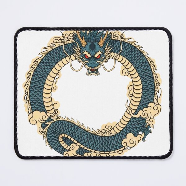 Item preview, #8 Seiryu | Blue Dragon | Circle | FUJIYAMA JAPAN WORKS designed and sold by FUJIYAMA-JAPAN-WORKS.