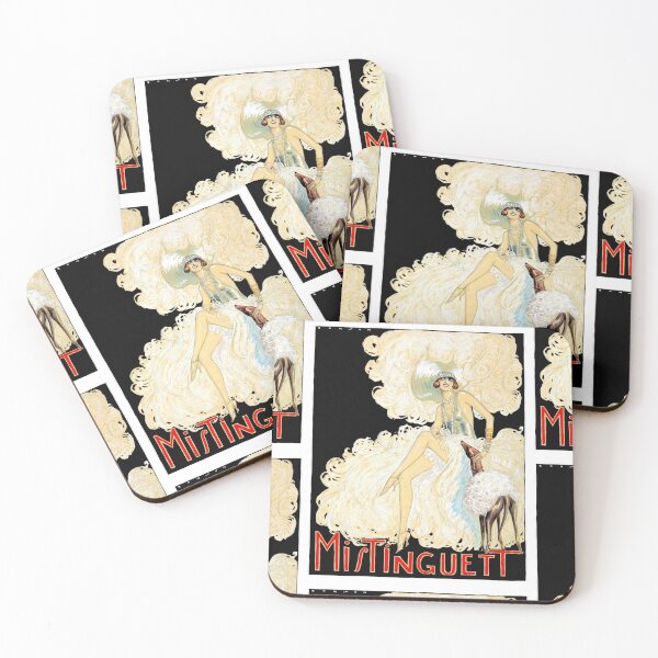 Item preview, Art Deco Poster of Mistinguett | French Actress & Singer | 1920s Glamour  Fashion | Charles Gesmar Cabaret Design designed and sold by artofuniverse.