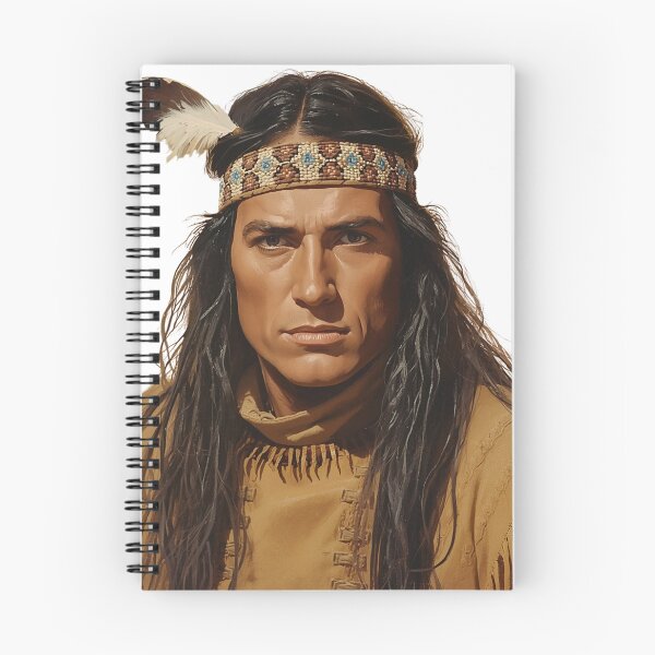 Item preview, Apache Chief Retro Portrait - Vintage Indian Warrior Art designed and sold by PaniKoszulkaD.