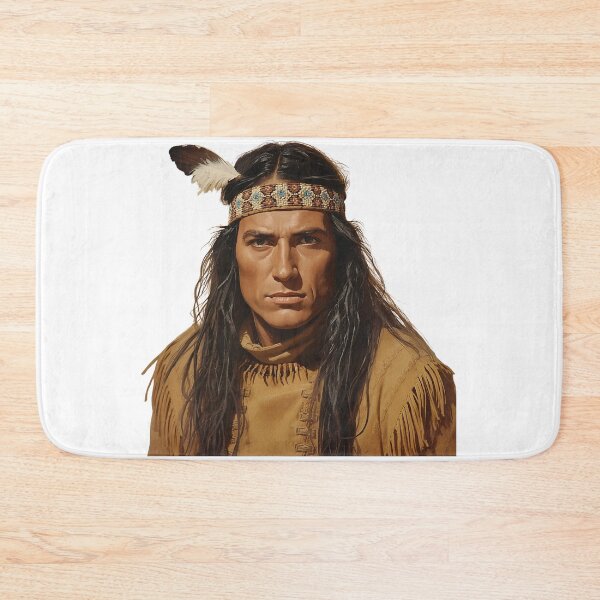 Item preview, Apache Chief Retro Portrait - Vintage Indian Warrior Art designed and sold by PaniKoszulkaD.