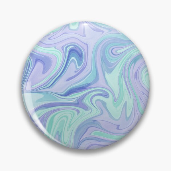 Item preview, Sea Glass Dreams | Mint & Lavender Marble Abstract designed and sold by GemniShop.
