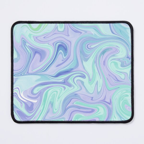Item preview, Sea Glass Dreams | Mint & Lavender Marble Abstract designed and sold by GemniShop.