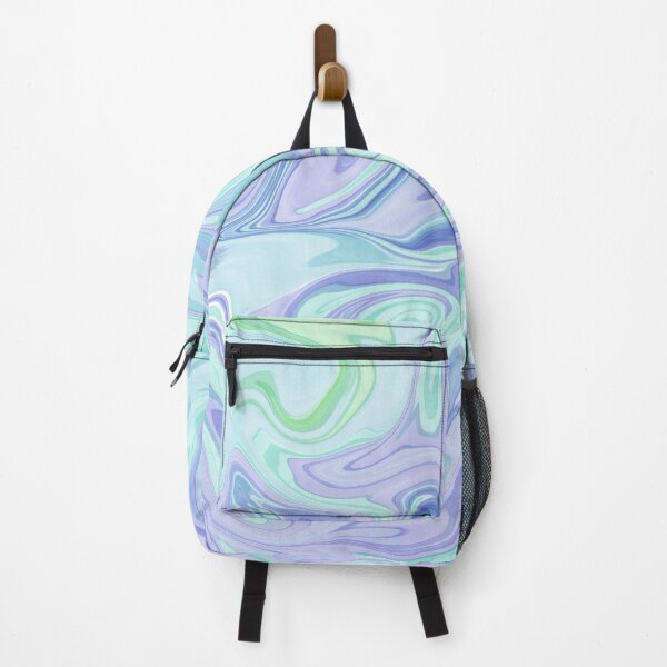 Item preview, Sea Glass Dreams | Mint & Lavender Marble Abstract designed and sold by GemniShop.