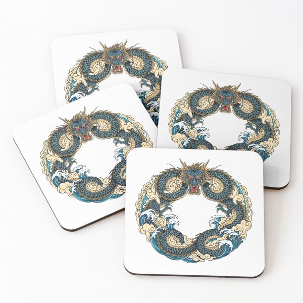 Item preview, #9 Seiryu | Blue Dragon | Circle Wave | FUJIYAMA JAPAN WORKS designed and sold by FUJIYAMA-JAPAN-WORKS.