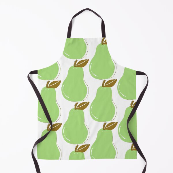 Item preview, The pear icon is made in the style of a line.Stylish fruit green illustration, background. Great for logo, icon, print, product design. designed and sold by TaniaArtDesign.