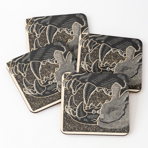 Item preview, Rabbit and Wolf Skull designed and sold by MightBeHaunted.
