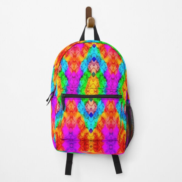 Item preview, Rainbow Kaleidoscope Geometric Pattern | Vibrant Abstract Mosaic Art Design designed and sold by Sachie's Studio.