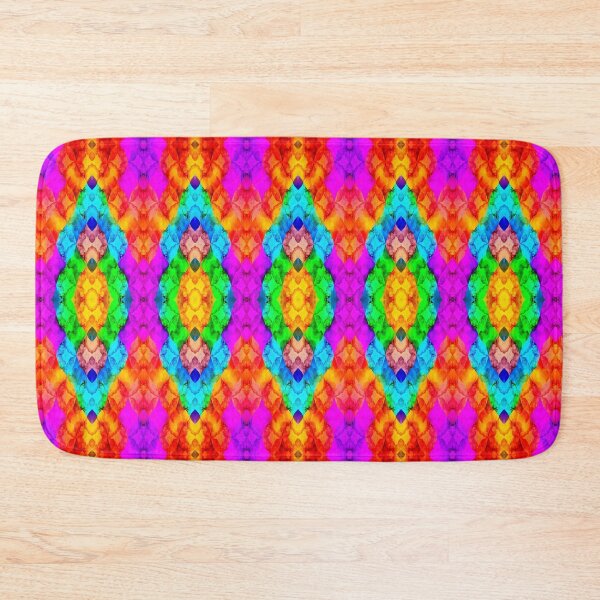 Item preview, Rainbow Kaleidoscope Geometric Pattern | Vibrant Abstract Mosaic Art Design designed and sold by Sachie's Studio.