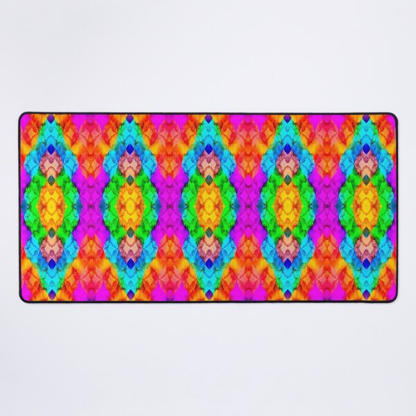 Item preview, Rainbow Kaleidoscope Geometric Pattern | Vibrant Abstract Mosaic Art Design designed and sold by Sachie's Studio.