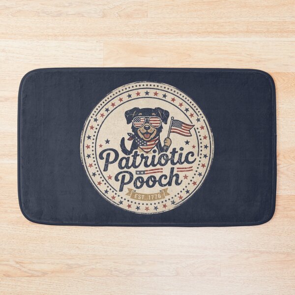 Item preview, Patriotic Pooch | Patriotic Dog Shirt | 4th of July Dog Design designed and sold by KelliesGrafix.