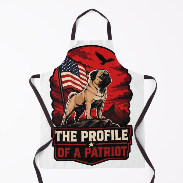 Item preview, Pug Patriotism designed and sold by Squiggle Happy.