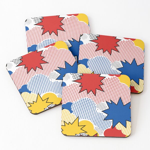Item preview, Pop Art Comic Dots Retro Seamless Pattern Print designed and sold by Inkworksbyshery.