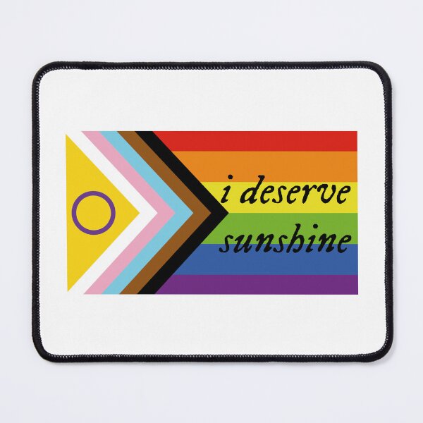 Item preview, I Deserve Sunshine - Pride Flag - Heated Rivalry Quote - Pride designed and sold by artistalways.