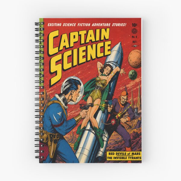 Item preview, Captain Science – Red Devils of Mars | Vintage Sci-Fi Comic Cover Art designed and sold by VoglR.