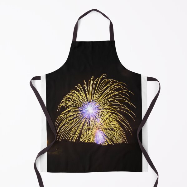 Item preview, Fireworks Burst Over Dark Sky, Long Exposure Celebration Night Display designed and sold by Nmallia.