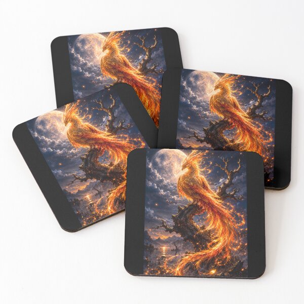 Item preview, Moonlit Phoenix of Eternal Fire designed and sold by ManJiangHong.