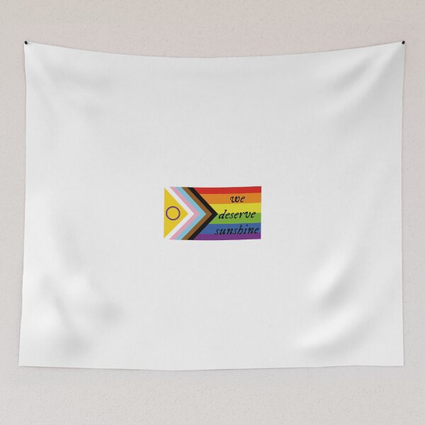 Item preview, We Deserve Sunshine - Pride Flag - Heated Rivalry Quote - Pride designed and sold by artistalways.