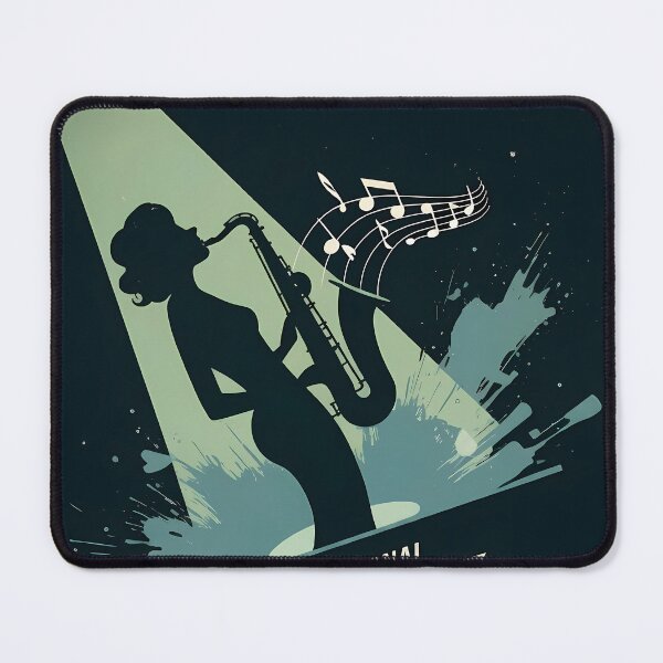 Item preview, Saxophonist in the Spotlight - International Music day designed and sold by Art-Arcade6.
