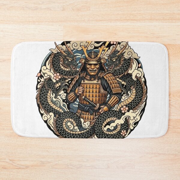 Item preview, #14 Dragon Samurai | Golden Armor vs Black Dragon designed and sold by FUJIYAMA-JAPAN-WORKS.