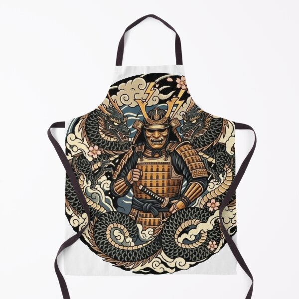 Item preview, #14 Dragon Samurai | Golden Armor vs Black Dragon designed and sold by FUJIYAMA-JAPAN-WORKS.
