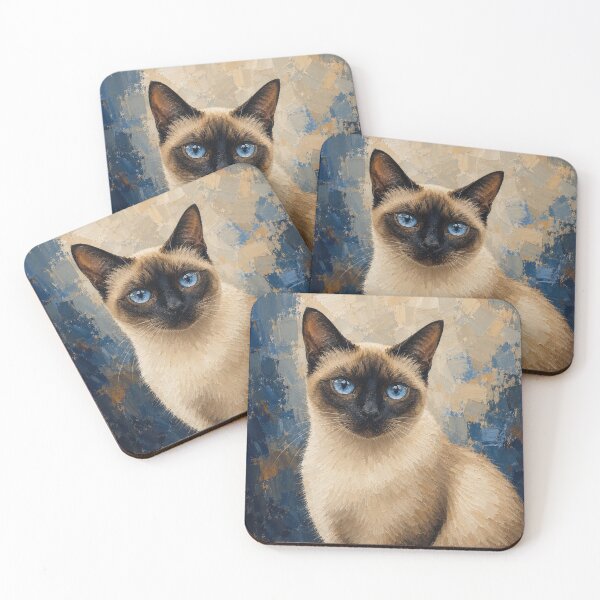Item preview, Siamese Cat designed and sold by BlackDotBunny.