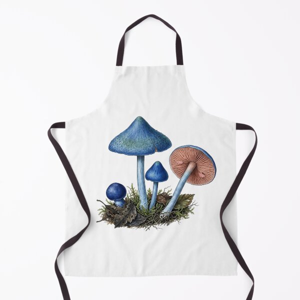 Item preview, Entoloma hochstetteri – New Zealand Blue Mushroom designed and sold by Chaoscience.