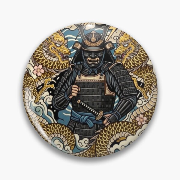 Item preview, #15 Dragon Samurai | Black Armor vs Golden Dragon designed and sold by FUJIYAMA-JAPAN-WORKS.