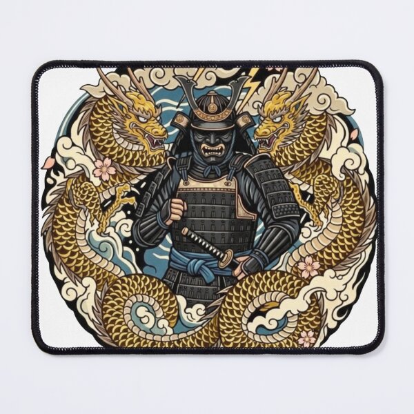 Item preview, #15 Dragon Samurai | Black Armor vs Golden Dragon designed and sold by FUJIYAMA-JAPAN-WORKS.